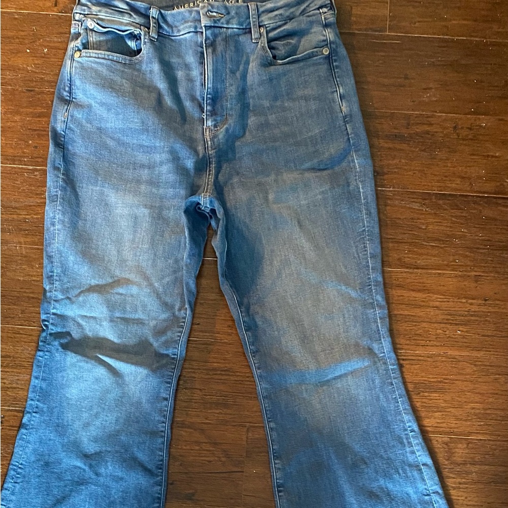 American Eagle Curvy high waisted flare size 12R